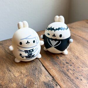 Molang Bunny Halloween Figurines // Set of 2 From Blind Box